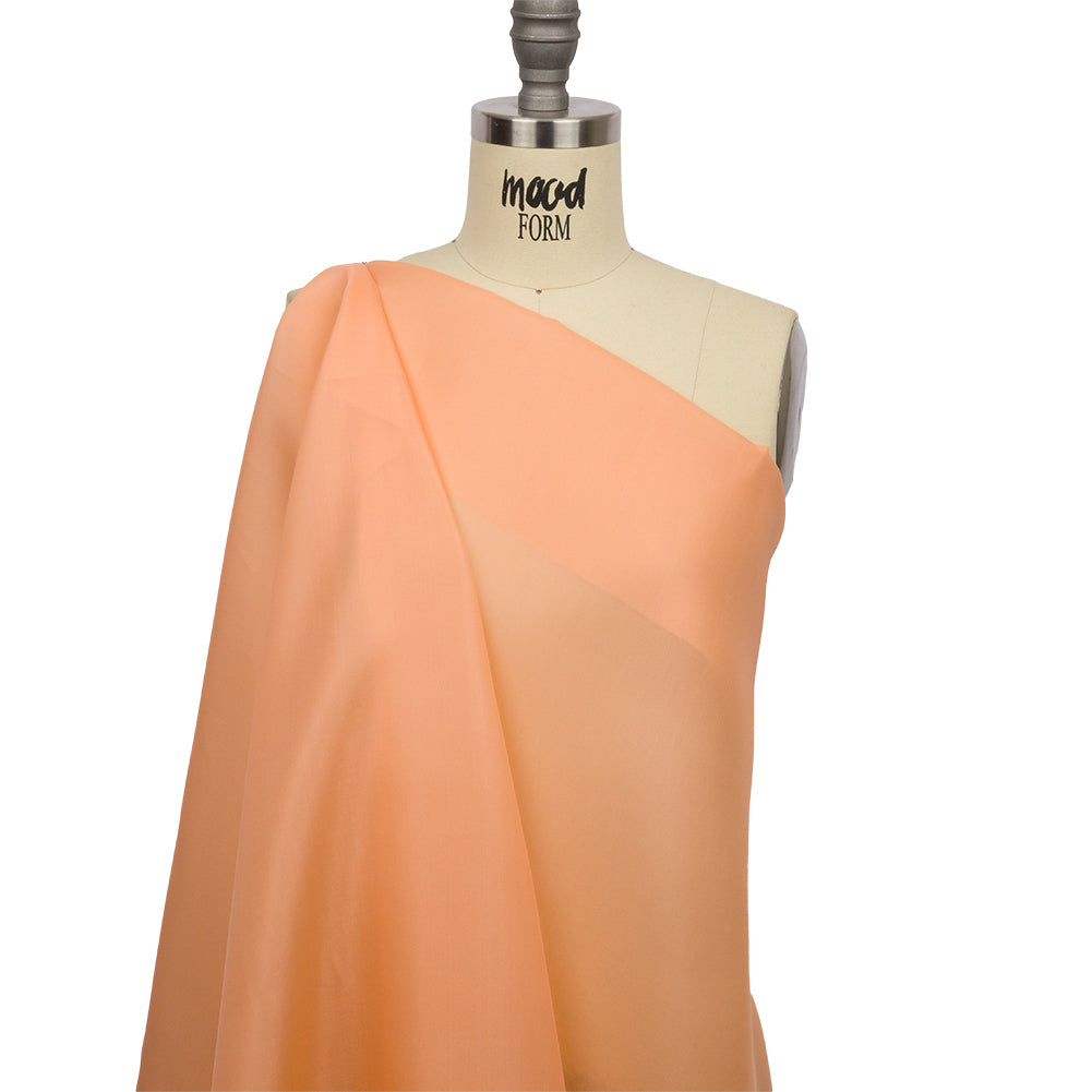Silk Satin-Face Organza 54" - Peach - Premium Collection - Drape
