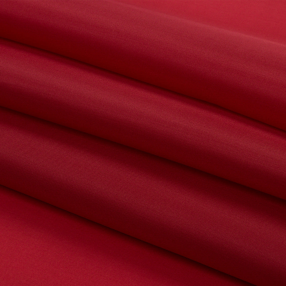 Silk Satin-Face Organza 54" - Brick - Premium Collection - Folded