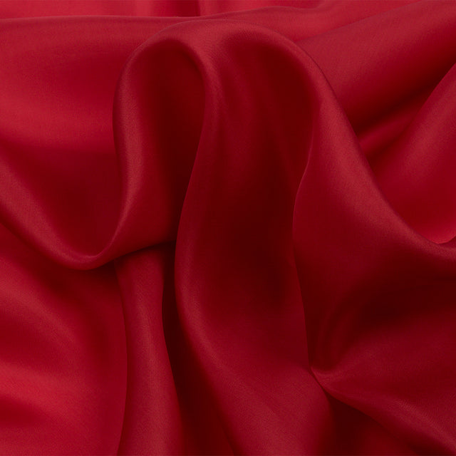 Silk Satin-Face Organza 54" - Brick - Premium Collection