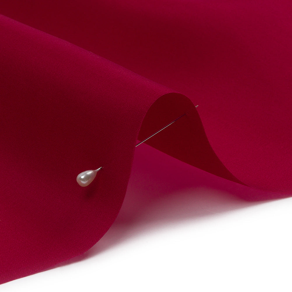 Silk Satin-Face Organza 54" - Wine - Premium Collection - Detail