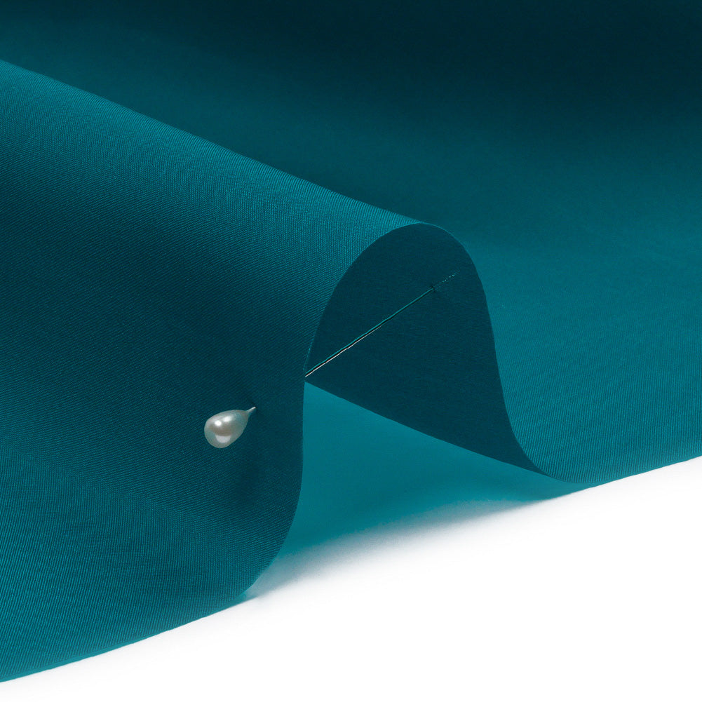 Silk Satin-Face Organza 54" - Deep Teal - Premium Collection - Detail
