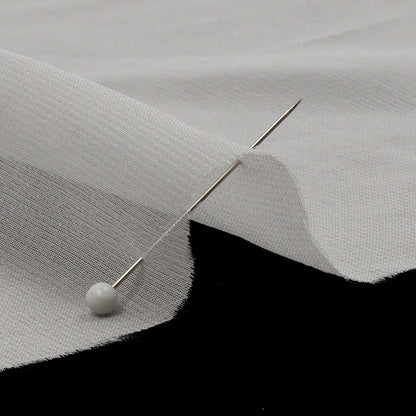 Silk Chiffon 44" - Whisper White - Premium Collection