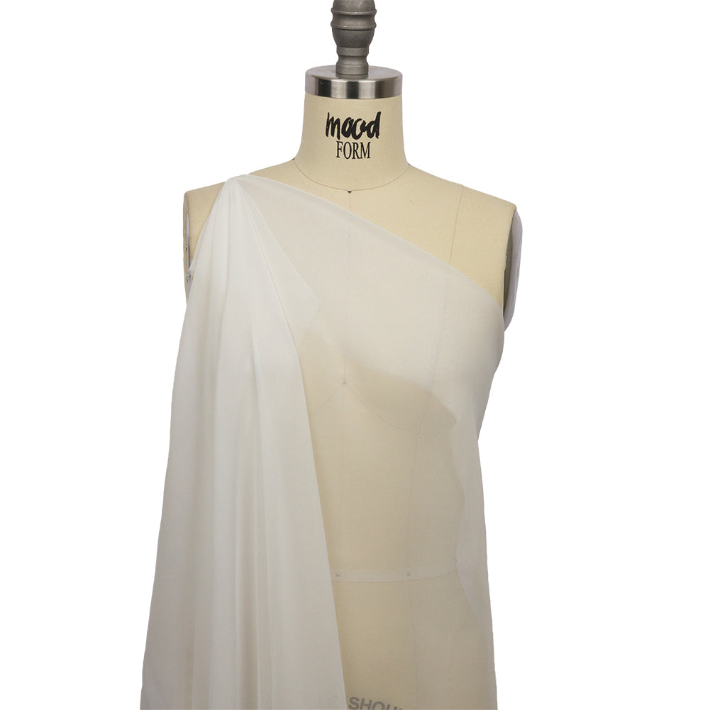 Silk Chiffon 44" - Whisper White - Premium Collection - Drape
