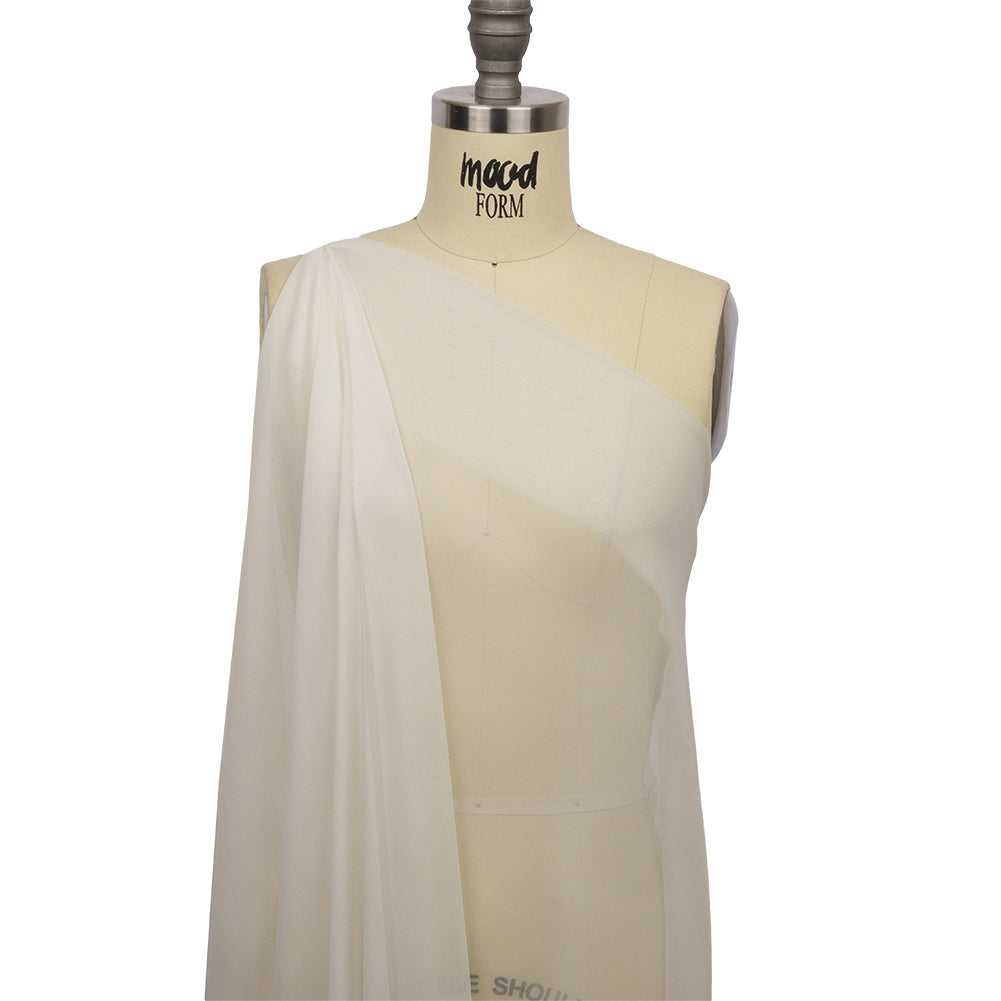 Silk Chiffon 44" - Antique White - Premium Collection - Drape
