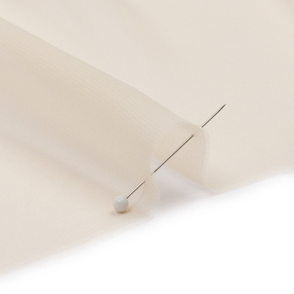 Silk Chiffon 44" - Tapioca - Premium Collection - Detail