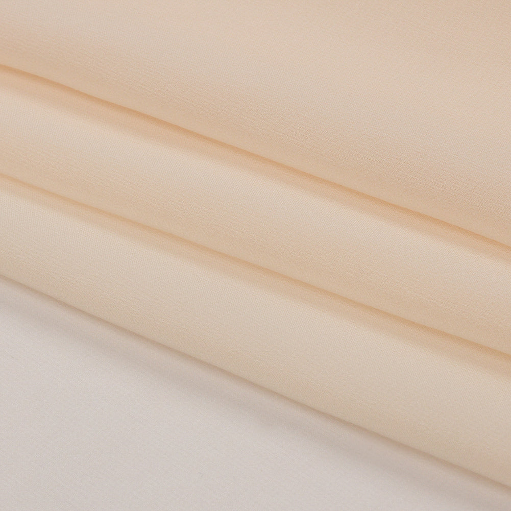 Silk Chiffon 44" - Cream Pink - Premium Collection - Folded
