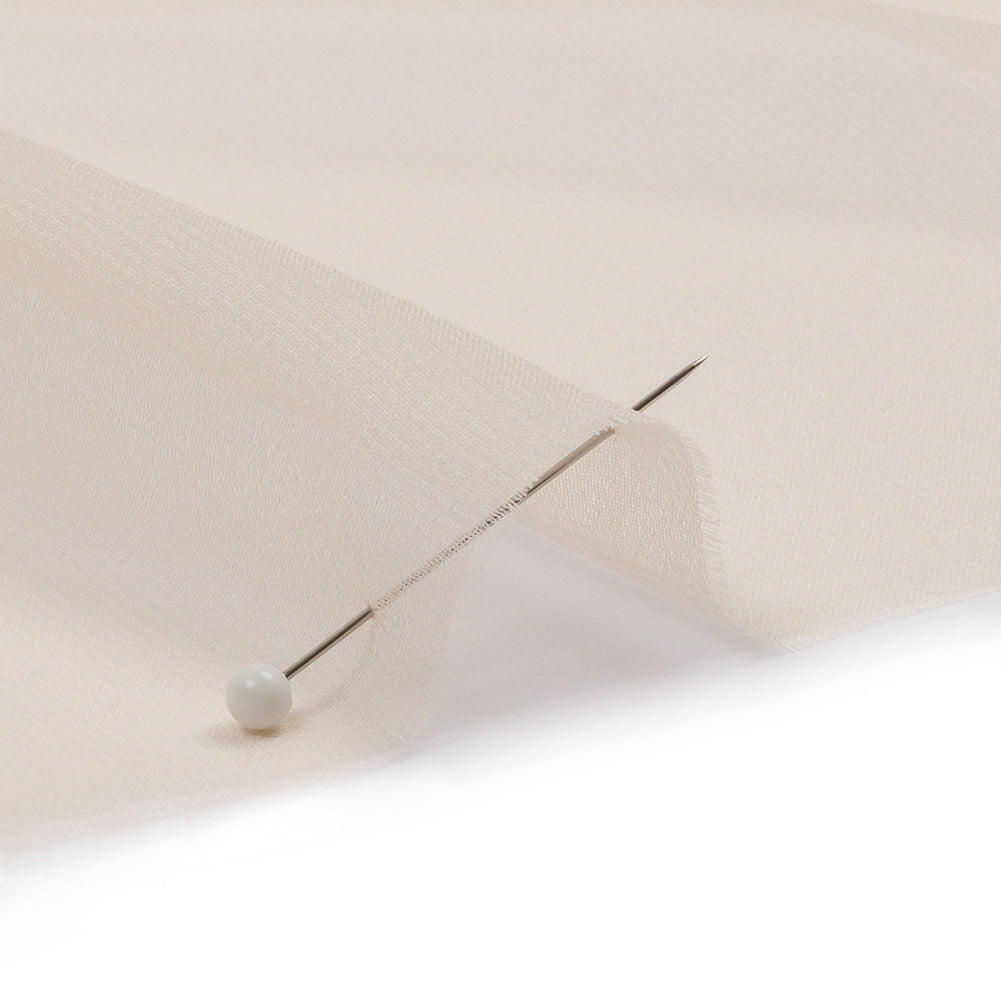 Silk Chiffon 44" - Cream Pink - Premium Collection - Detail