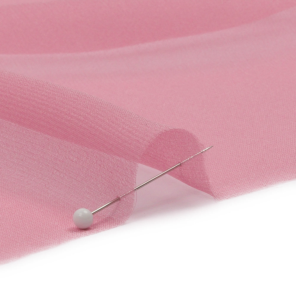 Silk Chiffon 44" - Polignac Pink - Premium Collection - Detail