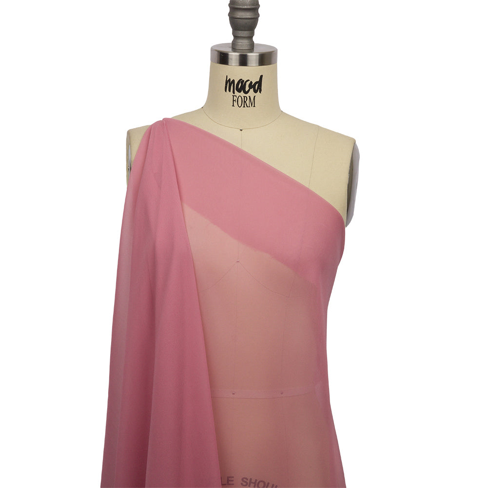 Silk Chiffon 44" - Polignac Pink - Premium Collection - Drape