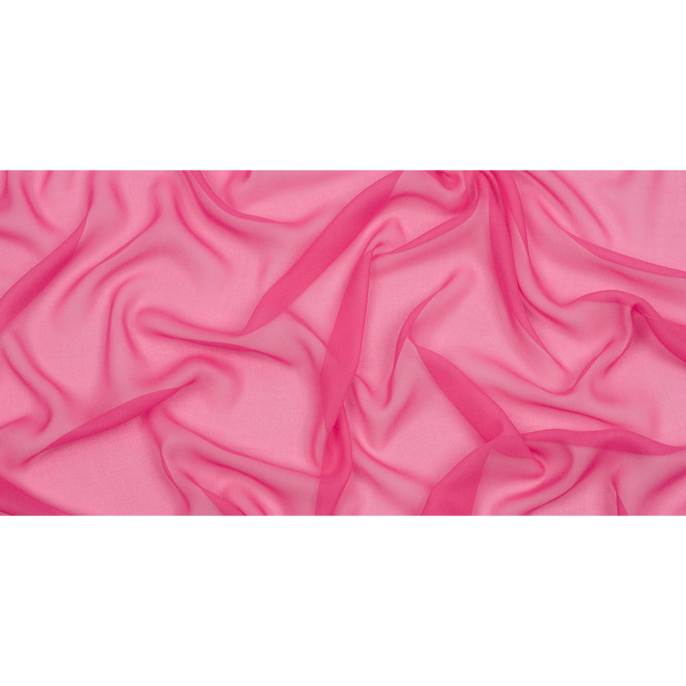 Silk Chiffon 44" - Carmine Rose - Premium Collection - Full