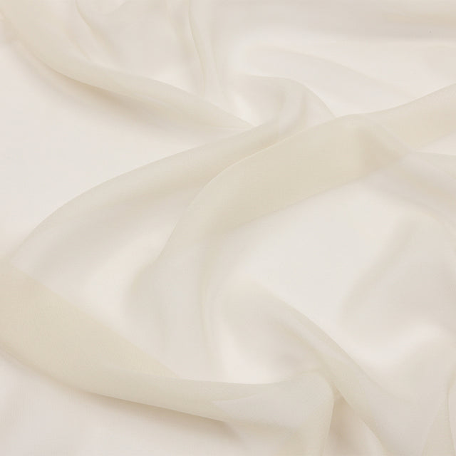 Silk Chiffon 44" - Ivory - Premium Collection