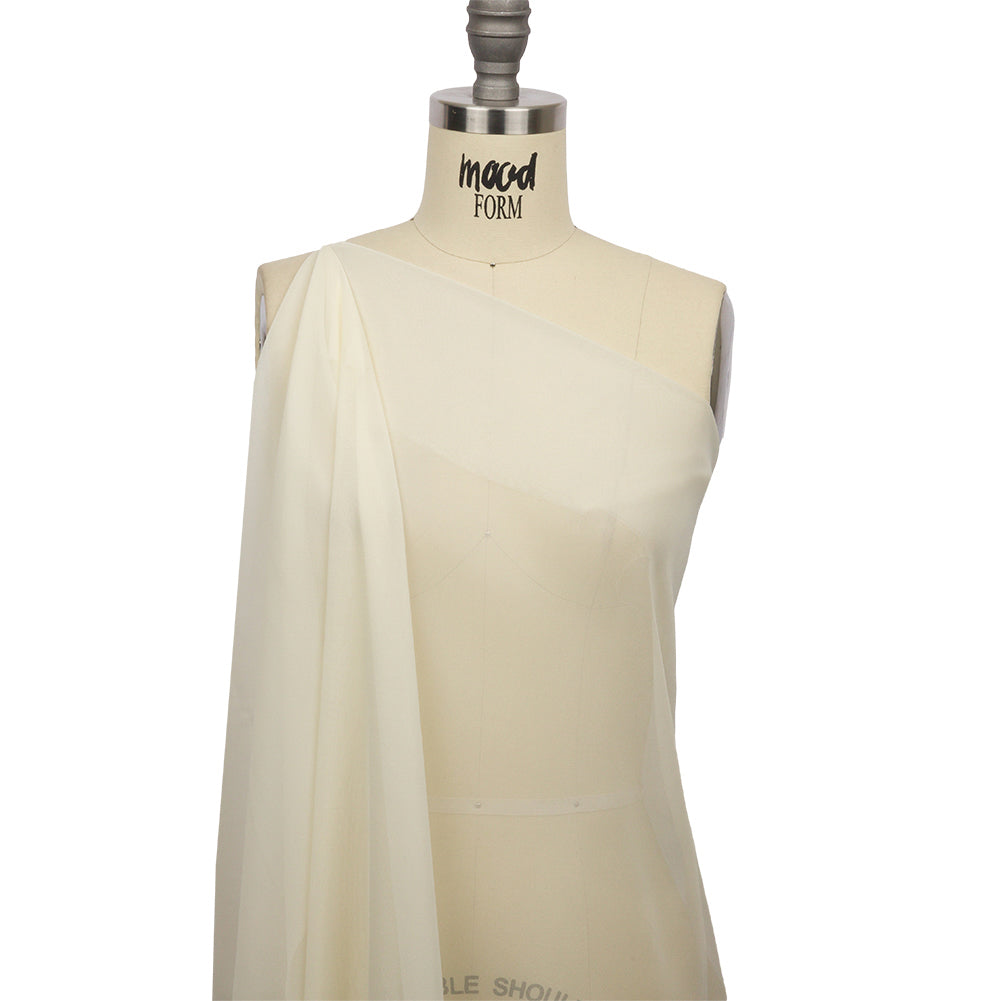 Silk Chiffon 44" - Pale Yellow - Premium Collection - Drape
