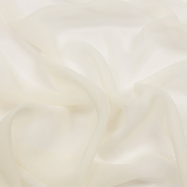 Silk Chiffon 44" - Pale Yellow - Premium Collection