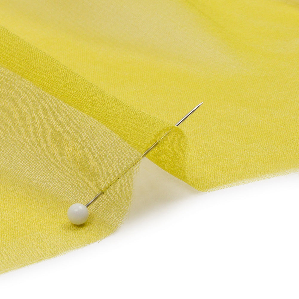 Silk Chiffon 44" - Warm Olive - Premium Collection - Detail