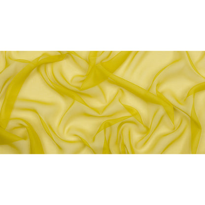 Silk Chiffon 44" - Warm Olive - Premium Collection