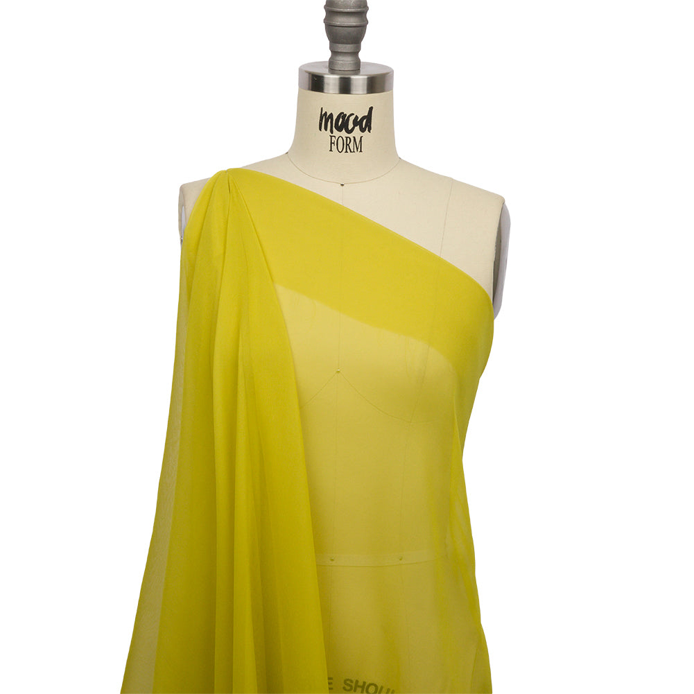 Silk Chiffon 44" - Warm Olive - Premium Collection - Drape
