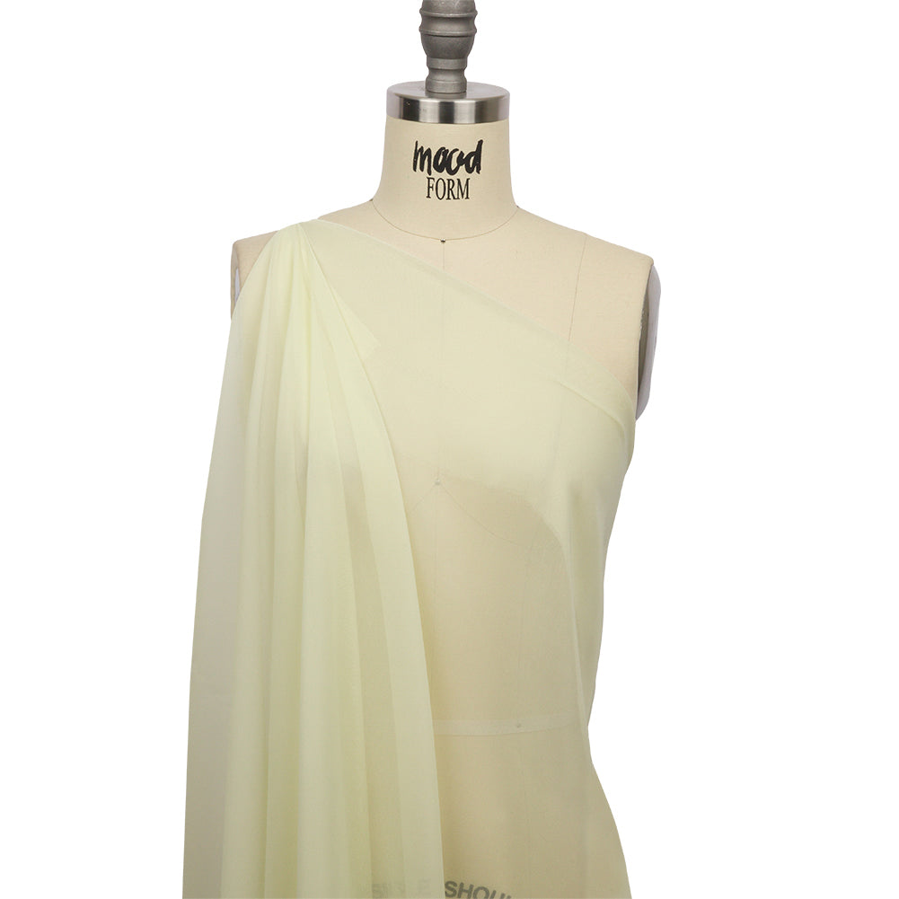 Silk Chiffon 44" - Young Wheat - Premium Collection Detail