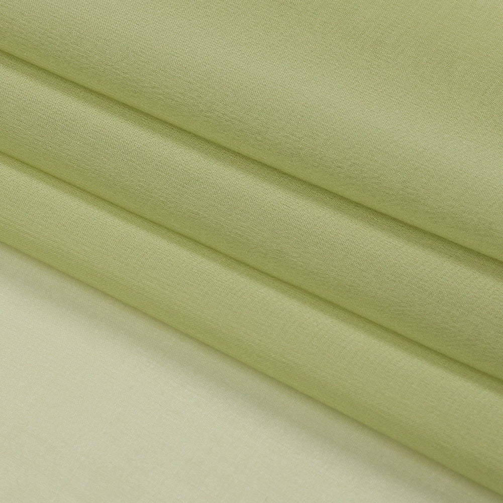 Silk Chiffon 44" - Nile Green - Premium Collection - Folded