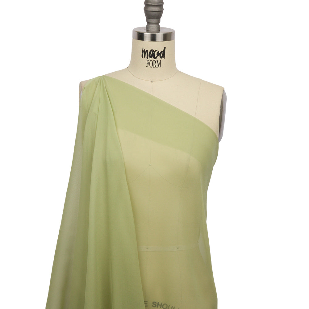 Silk Chiffon 44" - Nile Green - Premium Collection - Drape