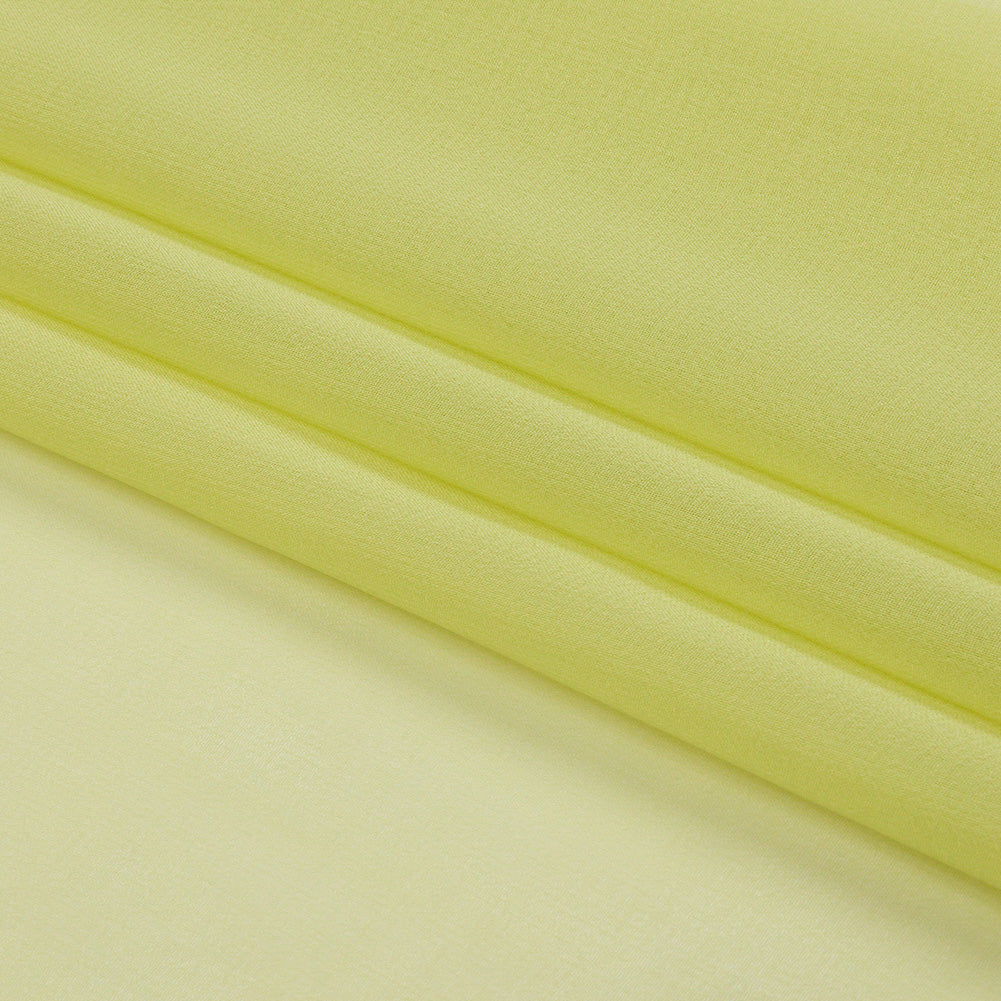 Silk Chiffon 44" - Sunny Lime - Premium Collection - Folded