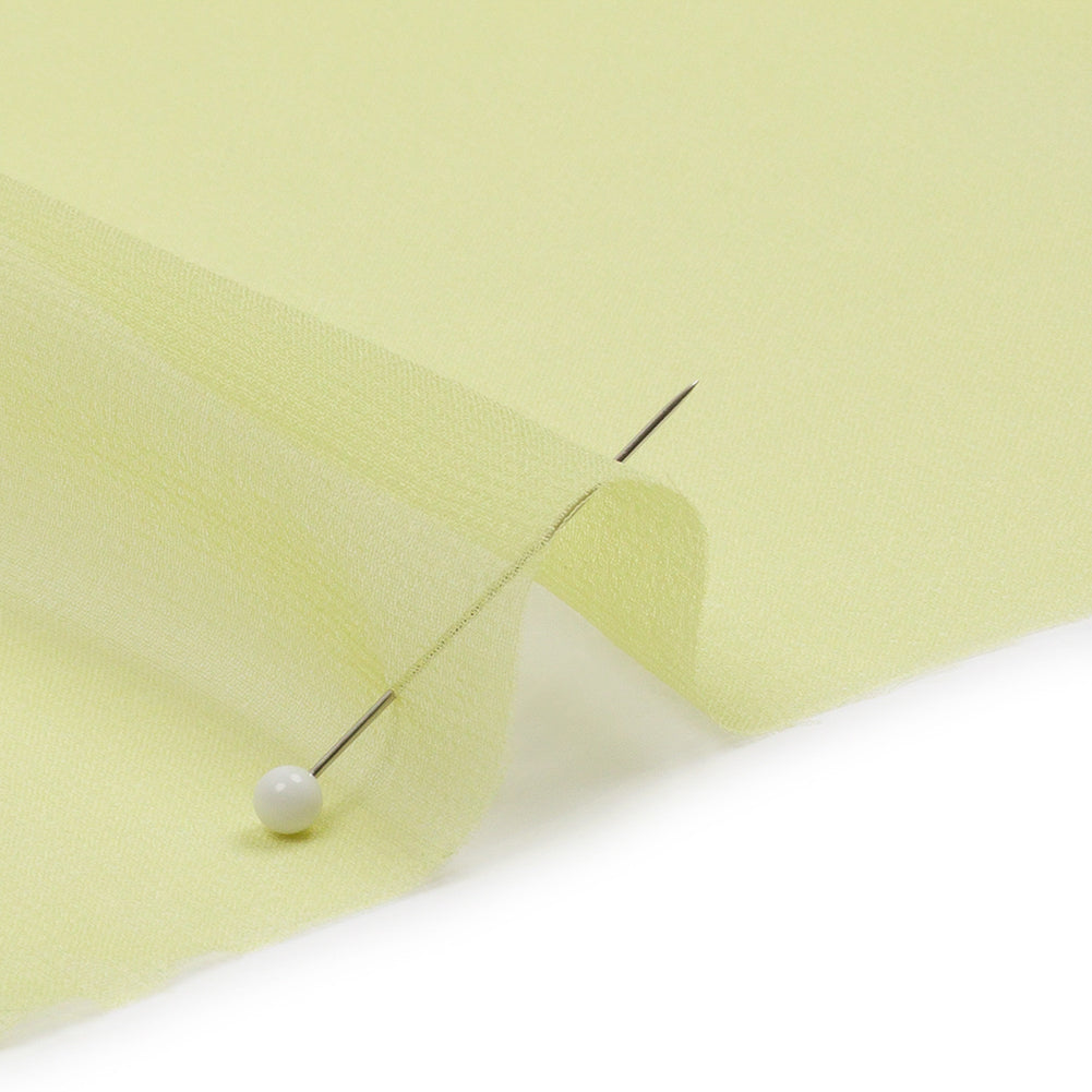 Silk Chiffon 44" - Sunny Lime - Premium Collection - Detail