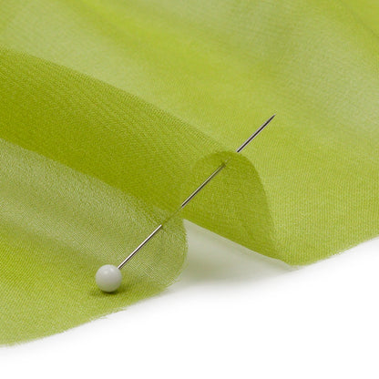 Silk Chiffon 44" - Peridot Green - Premium Collection