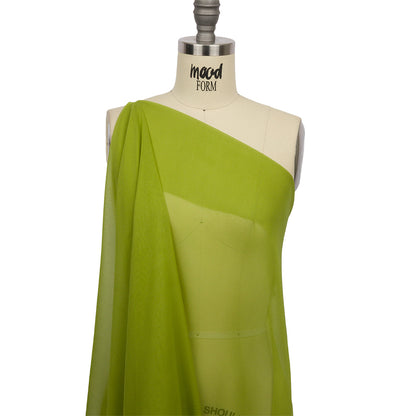 Silk Chiffon 44" - Peridot Green - Premium Collection