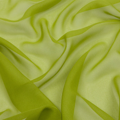Silk Chiffon 44" - Peridot Green - Premium Collection