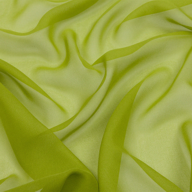 Silk Chiffon 44" - Peridot Green - Premium Collection