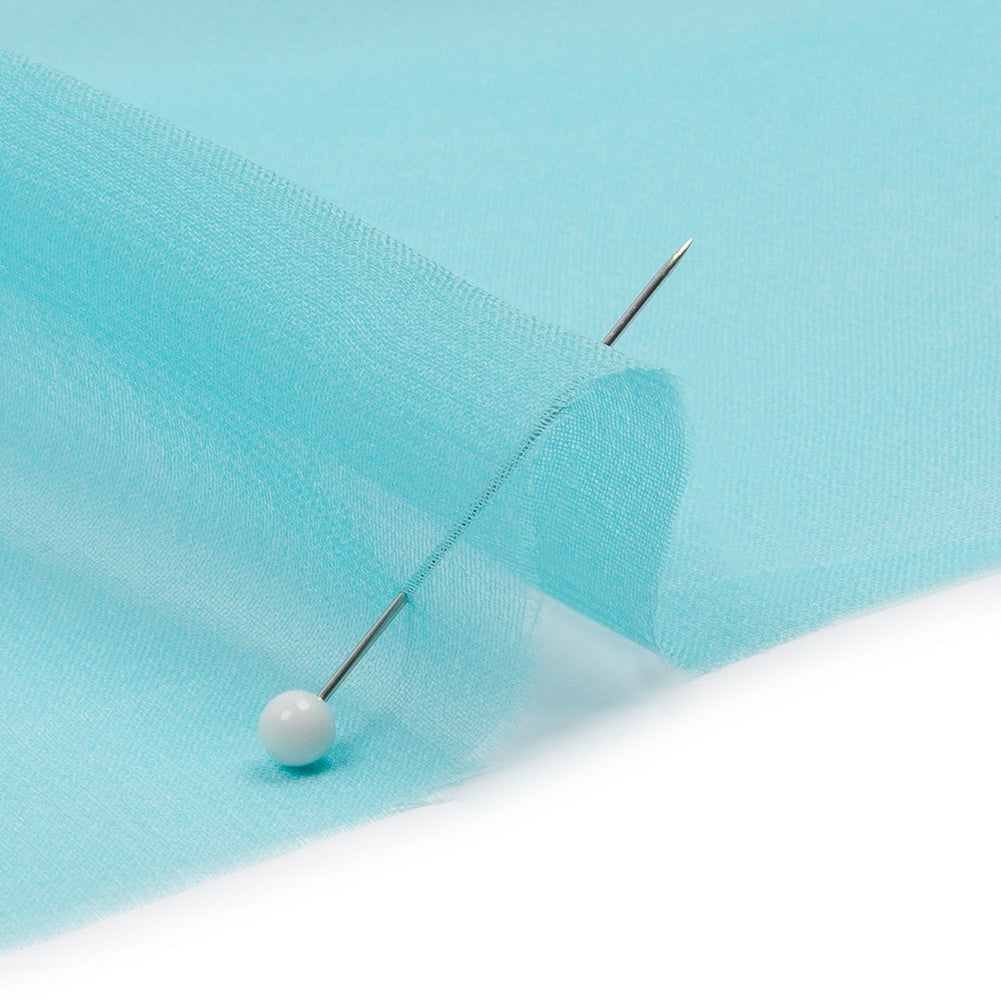 Silk Chiffon 44" - Angel Blue - Premium Collection - Detail