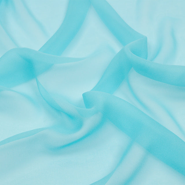 Silk Chiffon 44" - Angel Blue - Premium Collection
