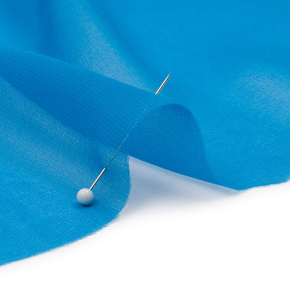 Silk Chiffon 44" - Directoire Blue - Premium Collection - Detail