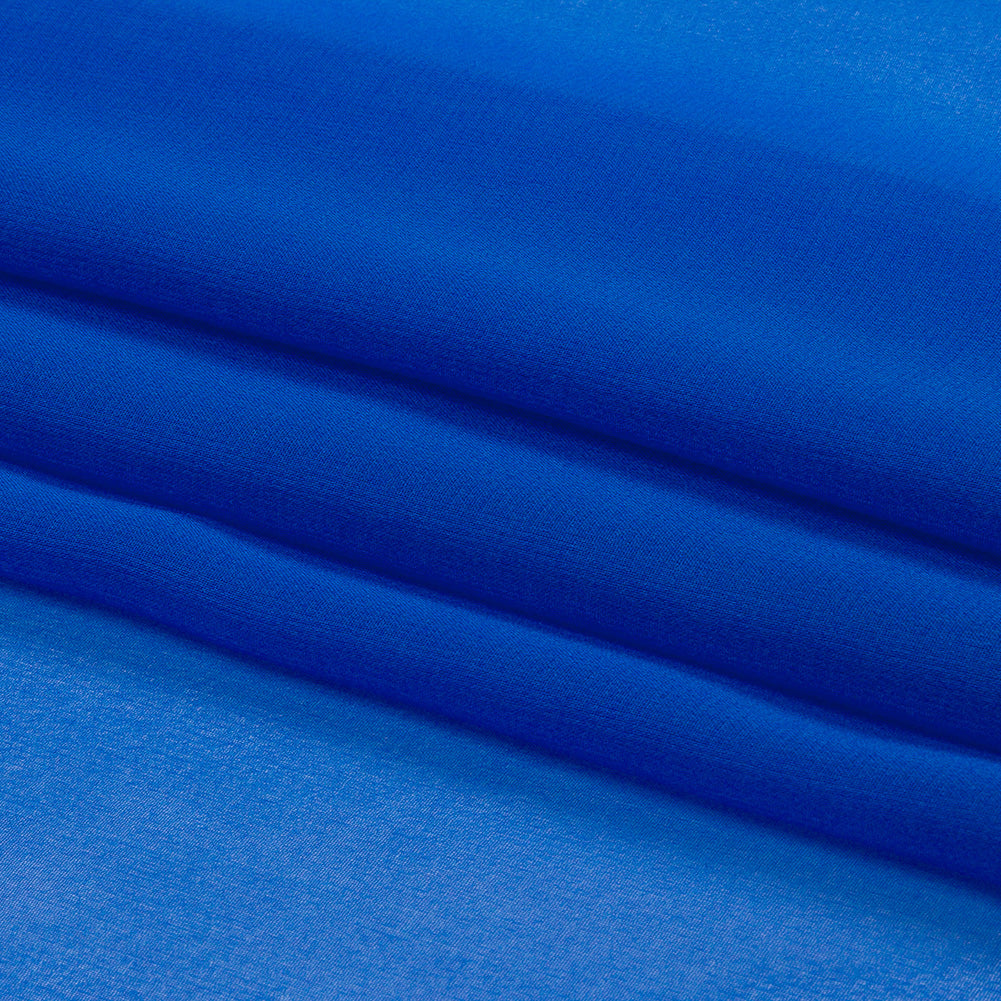 Silk Chiffon 44" - Princess Blue - Premium Collection - Folded