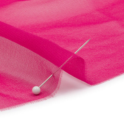 Silk Chiffon 44" - Beetroot - Premium Collection