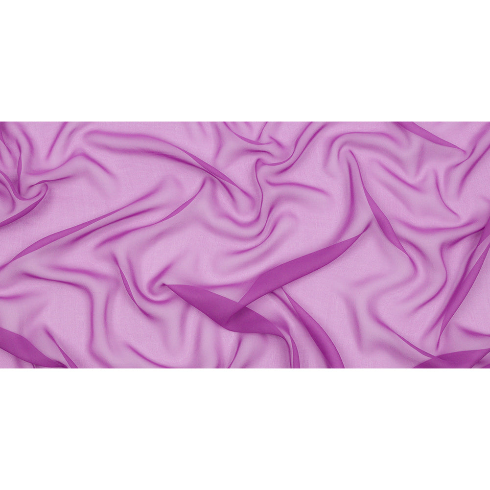 Silk Chiffon 44" - Bright Purple - Premium Collection - Full