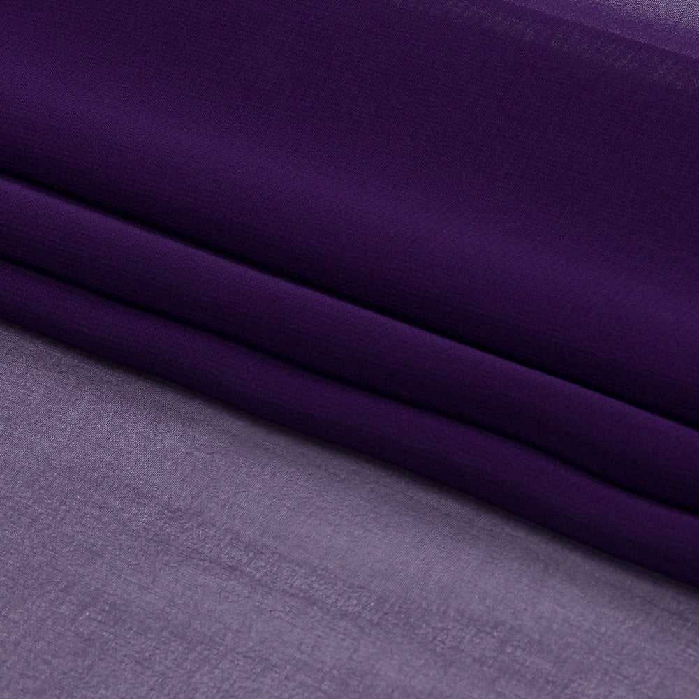Silk Chiffon 44" - Grape - Premium Collection - Folded