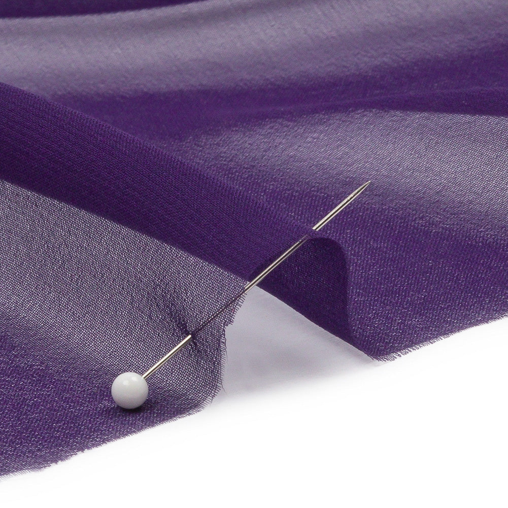 Silk Chiffon 44" - Grape - Premium Collection - Detail