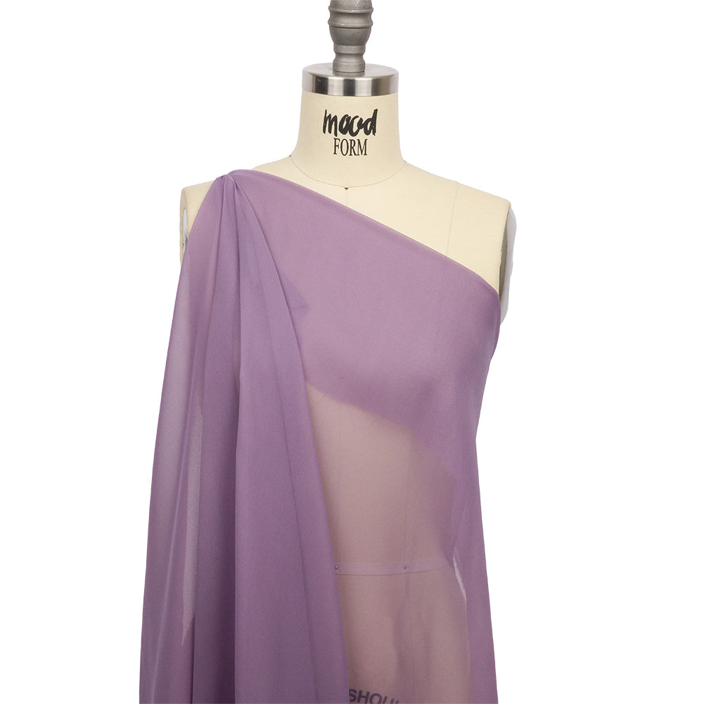 Silk Chiffon 44" - Dusk Mauve - Premium Collection - Drape