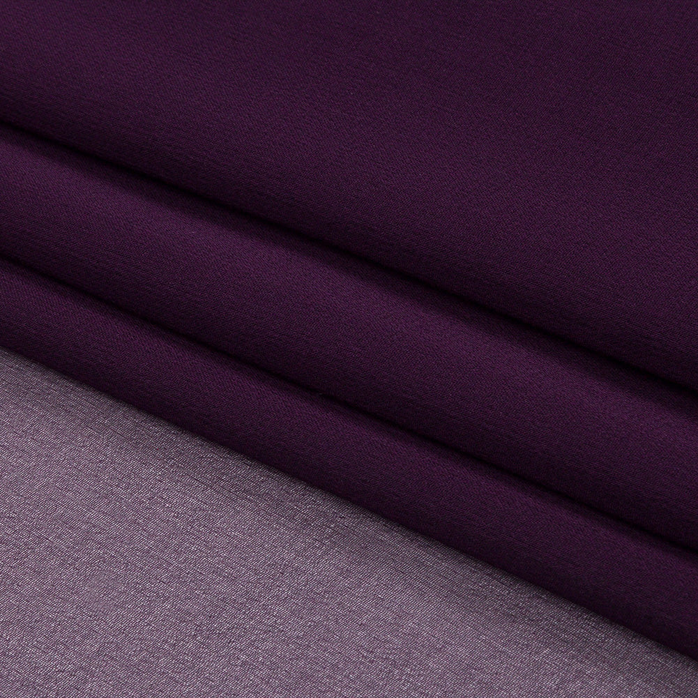 Silk Chiffon 44" - Blackberry - Premium Collection - Folded