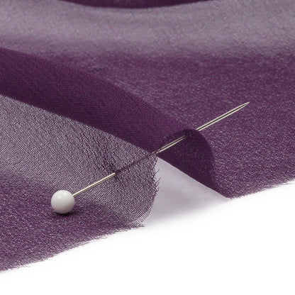 Silk Chiffon 44" - Blackberry - Premium Collection