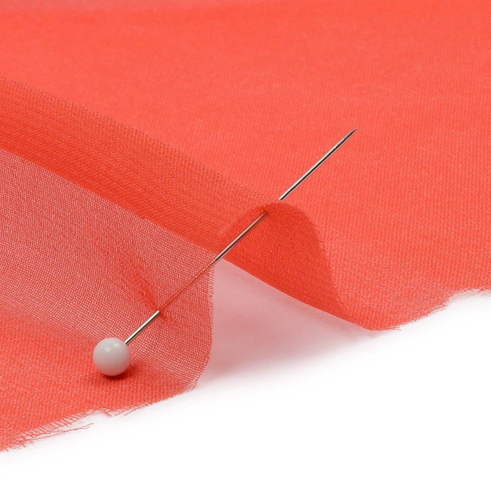 Silk Chiffon 44" - Mandarin - Premium Collection - Detail