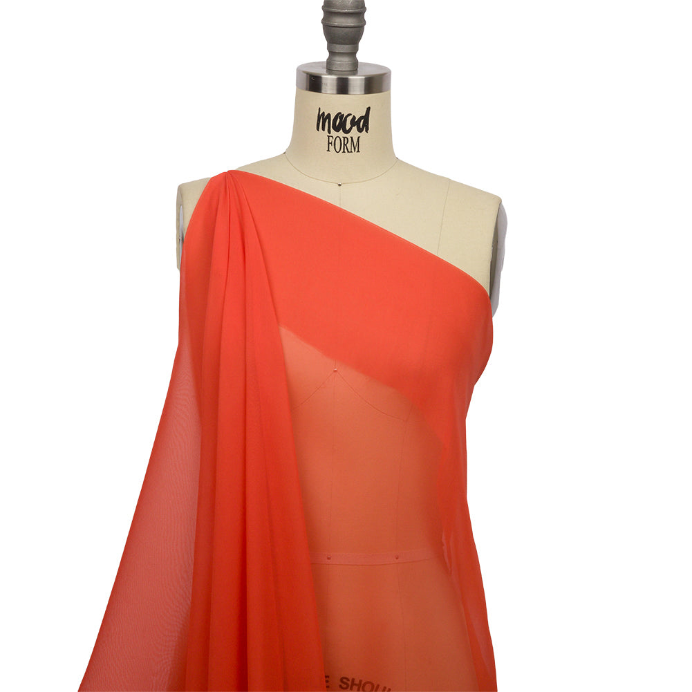 Silk Chiffon 44" - Mandarin - Premium Collection - Drape