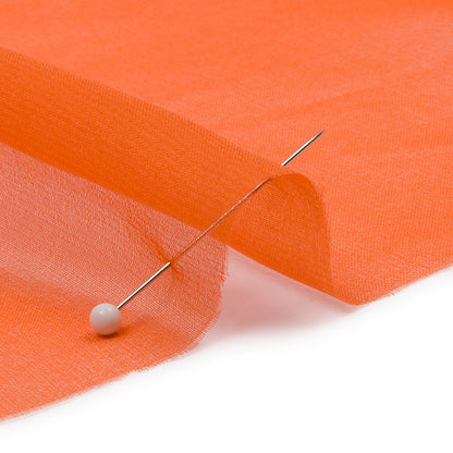 Silk Chiffon 44" - Burnt Orange - Premium Collection
