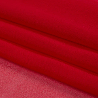 Silk Chiffon 44" - Red - Premium Collection