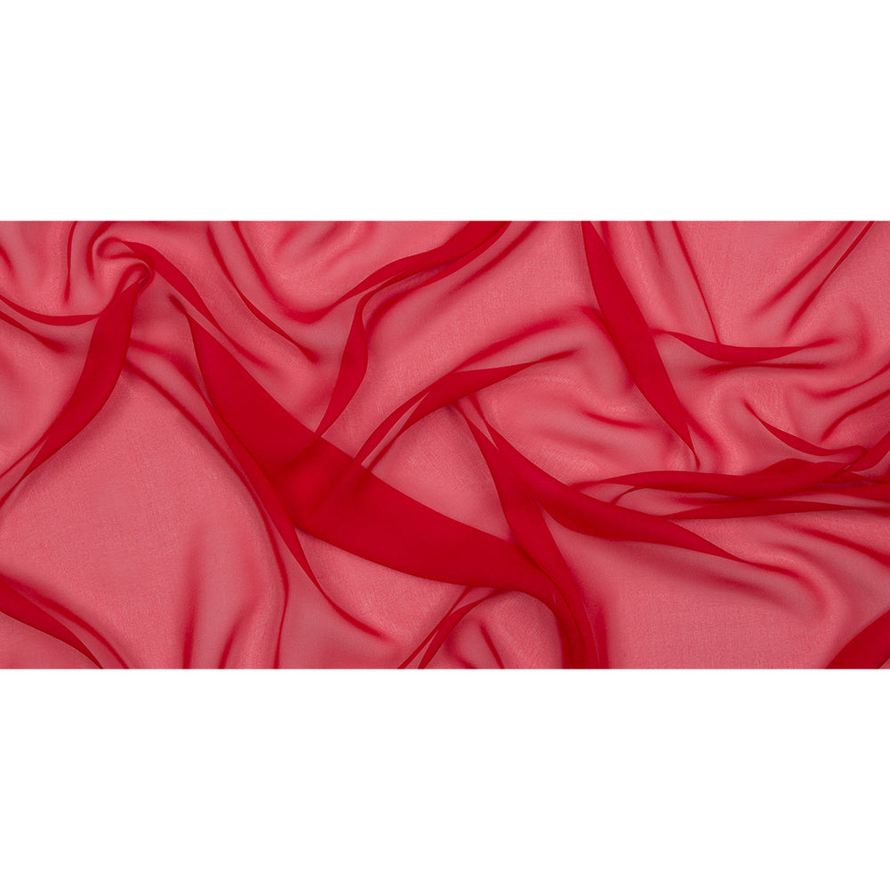 Silk Chiffon 44" - Red - Premium Collection - Full