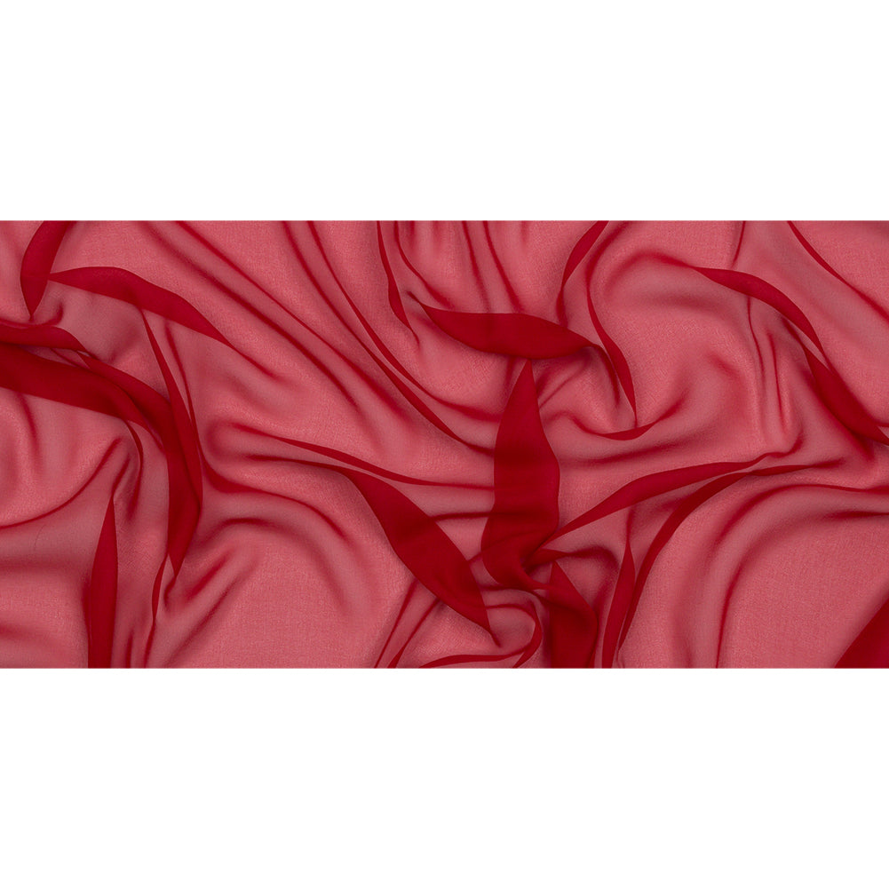 Silk Chiffon 44" - Tango Red - Premium Collection - Full