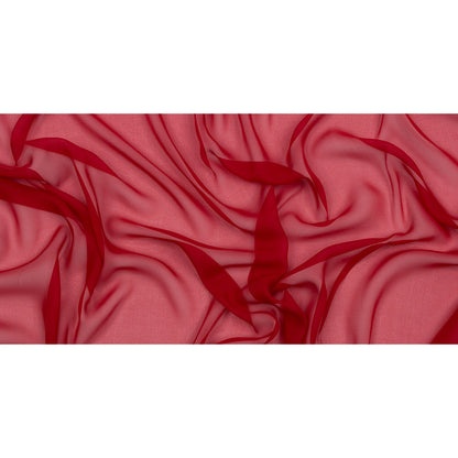 Silk Chiffon 44" - Tango Red - Premium Collection