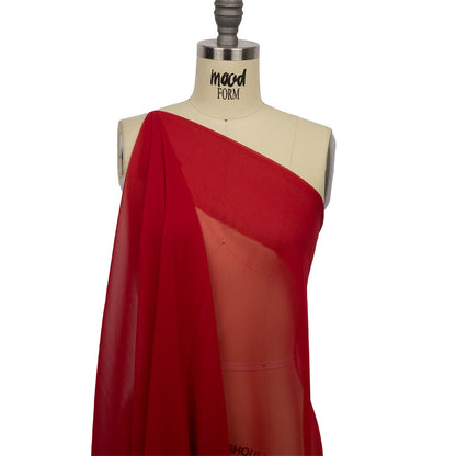 Silk Chiffon 44" - Tango Red - Premium Collection