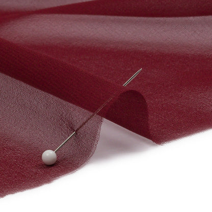 Silk Chiffon 44" - Port - Premium Collection