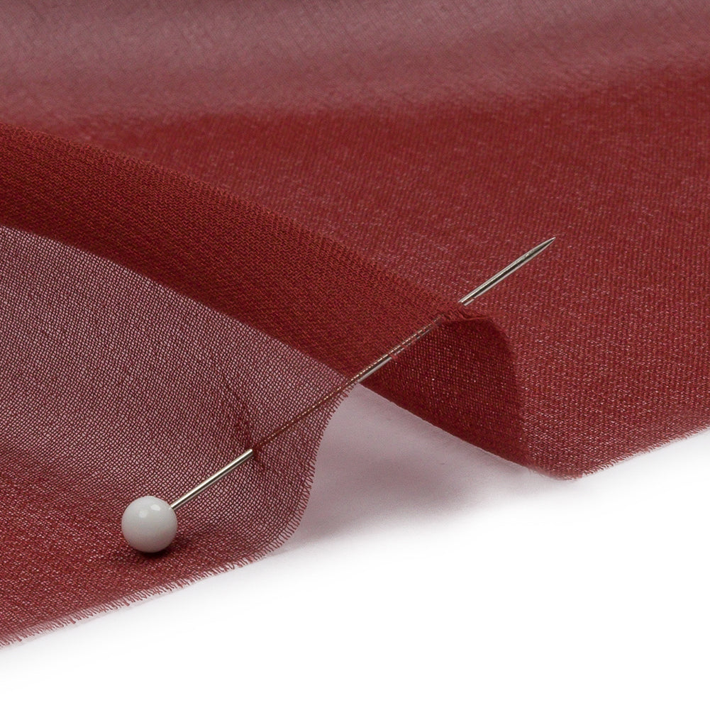 Silk Chiffon 44" - Mahogany - Premium Collection - Detail